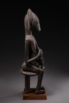 Maternité "jo mooni" ou "gwan dusu", Mali, Bamana, Taille: H: 78,5 cm (H: 30.9 inch), ID: 3052124 - 4/6