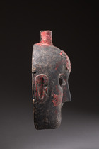 Masque chamanique, China / Vietnam, Yao, Taille: H: 27 cm 30,5 cm (with knob) (H: 10.6 inch 12.0 inch (with knob)), ID: 3052140 - 4/5