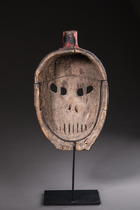 Masque chamanique, China / Vietnam, Yao, Taille: H: 27 cm 30,5 cm (with knob) (H: 10.6 inch 12.0 inch (with knob)), ID: 3052140 - 5/5