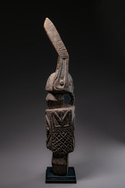 Shrine figure "ikenga", Nigeria, Igbo, Size: H: 91 cm (H: 35.8 inch), ID: 3052271 - 2/5