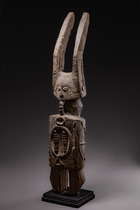 Shrine figure "ikenga", Nigeria, Igbo, Size: H: 91 cm (H: 35.8 inch), ID: 3052271 - 4/5