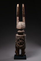 Shrine figure "ikenga", Nigeria, Igbo, Size: H: 91 cm (H: 35.8 inch), ID: 3052271 - 5/5