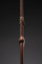 Dignitary staff with two anthropomorphic heads, D. R. Congo, Songye, Size: H: 129 cm (H: 50.8 inch), ID: 3052276 - 7/11