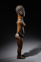 Female ancestor figure, D. R. Congo, Azande / Mangbetu, Size: H: 85 cm (H: 33.5 inch), ID: 3052347 - 2/5