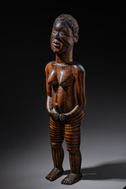 Female ancestor figure, D. R. Congo, Azande / Mangbetu, Size: H: 85 cm (H: 33.5 inch), ID: 3052347 - 4/5