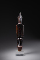 Figurative staff finial, Mali, Bamana, Size: H: 32 cm (H: 12.6 inch), ID: 3052430 - 5/5