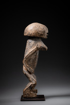 Standing female figure, Mali, Dogon - Senou, Size: H: 17,5 cm (H: 6.9 inch), ID: 3052762 - 3/5