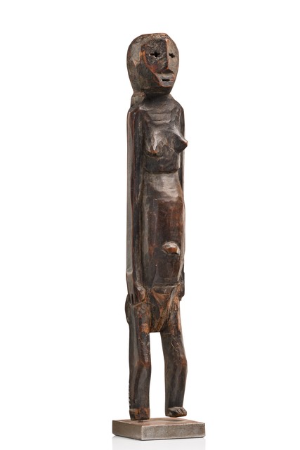 Rare female figure, D. R. Congo, Kumu / Lega / Lengola, Size: H: 22 cm (H: 8.7 inch), ID: 3052427