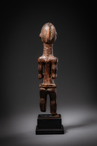 Figure debout, R. D. Congo, Congo méridional, entre les fleuves Kasaï et Sankuru, Bena Lulua, Bakwa Ndolo, Taille: H: 28 cm (H: 11.0 inch), ID: 3052755 - 4/6
