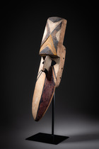 Masque anthropomorphe "igri" ou "okonkpo", Nigéria, Igbo-Afikpo, Taille: H: 42,5 cm (H: 16.7 inch), ID: 3052817 - 2/4