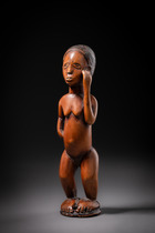 Petite figure féminine, Zambie, Bemba - Bisa, Taille: H: 21,3 cm (H: 8.4 inch), ID: 3052760 - 2/6