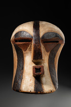 Masque "kifwebe", type féminin "kikashi", R. D. Congo, Songye, Taille: H: 35,5 cm (H: 14.0 inch), ID: 3052798 - 2/8