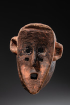 Anthropomorphic mask, Tanzania, Nyamwesi-Sumbwa, Size: H: 34 cm x 26 cm x 23 cm (H: 13.4 inch x 10.2 inch x 9.1 inch), ID: 3052800 - 5/6