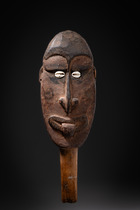 Anthropomorphic flute stopper, Papua New Guinea - Middle Sepik, Iatmul, Size: H: 32 cm (H: 12.6 inch), ID: 3052795 - 5/5