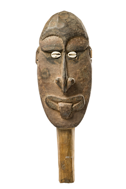 Anthropomorphic flute stopper, Papua New Guinea - Middle Sepik, Iatmul, Size: H: 32 cm (H: 12.6 inch), ID: 3052795
