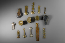 Gold dust spoons, blowing pans, and lidded containers, Ghana, Akan, ID: 3052836 - 2/2