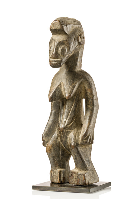 Small female figure "tugubele", Côte d'Ivoire, Senufo, Size: H: 20 cm (H: 7.9 inch), ID: 3052761