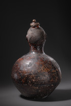 Récipient avec tête humaine, R. D. Congo, Bakongo / Woyo, Voania de Muba (†1928), Taille: H: 42,5 cm D: 25 cm (H: 16.7 inch D: 9.8 inch), ID: 3052796 - 4/7