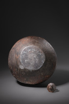 Récipient avec tête humaine, R. D. Congo, Bakongo / Woyo, Voania de Muba (†1928), Taille: H: 42,5 cm D: 25 cm (H: 16.7 inch D: 9.8 inch), ID: 3052796 - 5/7