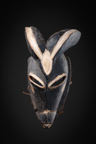 Zoomorphic mask of the "karikpo" society, Nigeria, Ogoni, Size: H: 29,5 cm (H: 11.6 inch), ID: 3052797 - 5/5