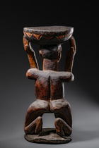 Calabash carrier, D. R. Congo, Bemba - Bisa, Size: M: 52 cm x 21,5 cm x 24 cm (M: 20.5 inch x 8.5 inch x 9.4 inch), ID: 3052766 - 4/5