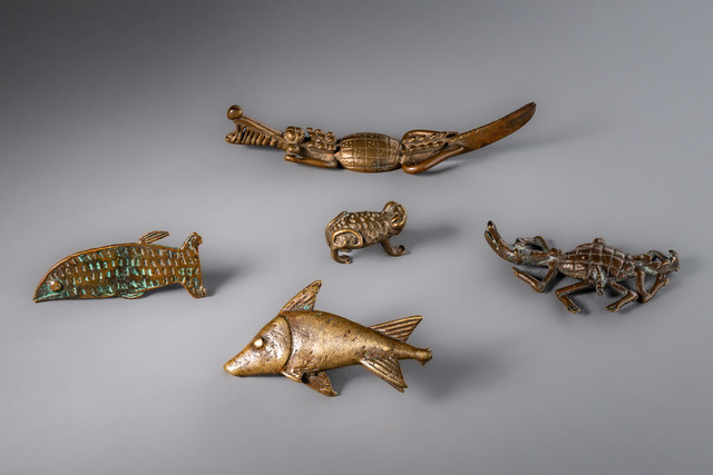 Five gold weights, Ghana, Accra, ID: 3052829