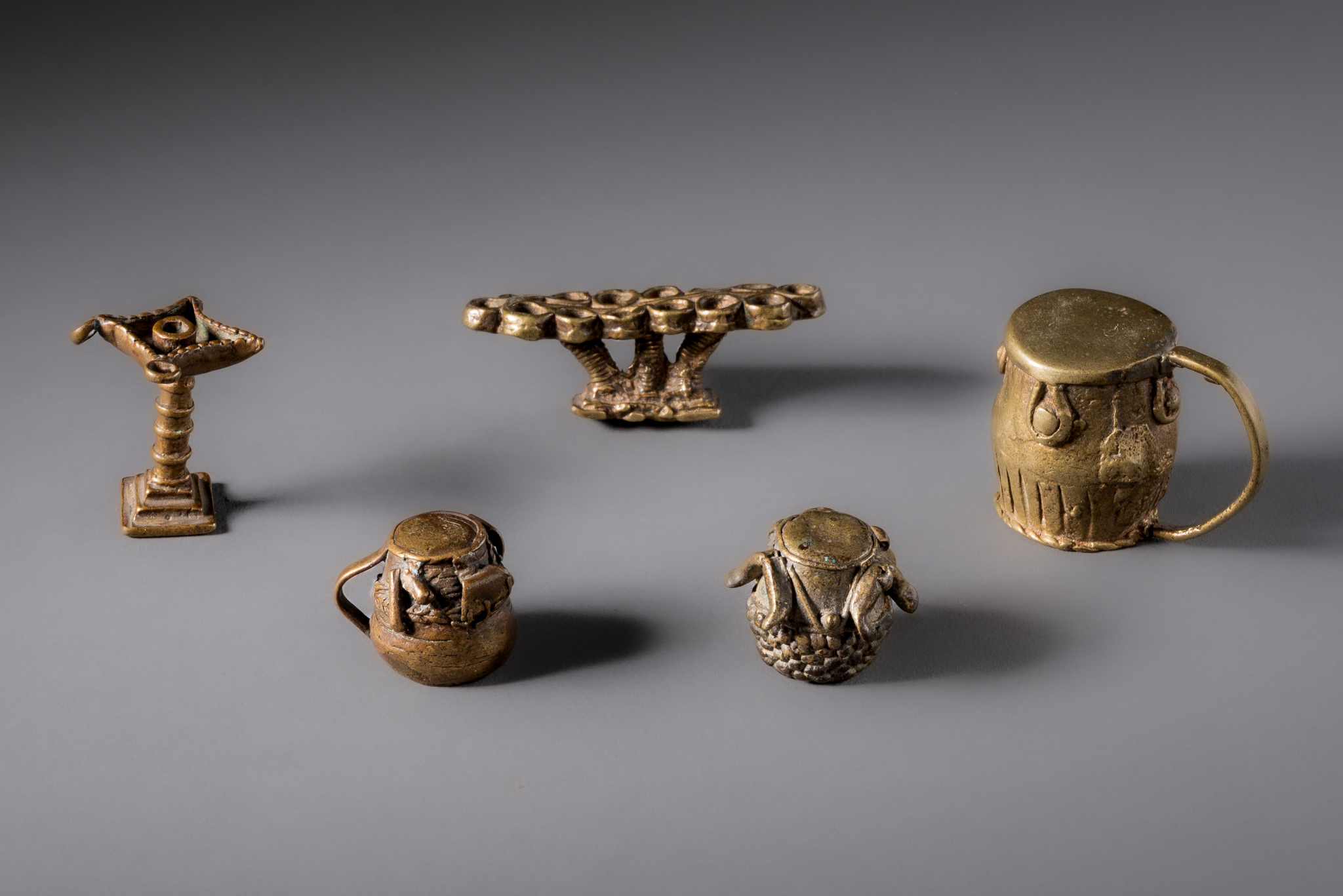 Eleven goldweights, Ghana, Akan, ID: 3052840