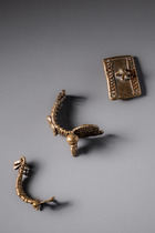 Eleven goldweights: shields and swords, Ghana, Akan, ID: 3052848 - 4/4