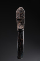 Reliquaire "mbumba bwiti" à deux visages, Gabun, Kota-Sango, Taille: H: 39 cm (H: 15.4 inch), ID: 3052816 - 4/5