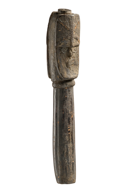 Two-faced reliquary "mbumba bwiti", Gabun, Kota-Sango, Size: H: 39 cm (H: 15.4 inch), ID: 3052816