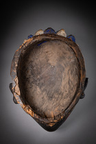 Anthropomorphic helmet mask  "gelede", Nigeria, Yoruba, Size: M: 30 cm x 20 cm (M: 11.8 inch x 7.9 inch), ID: 3052815 - 5/7