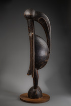 Large bird sculpture, “porpianong", Côte d'Ivoire, Senufo, Size: H: 144 cm (H: 56.7 inch), ID: 3052825 - 3/6