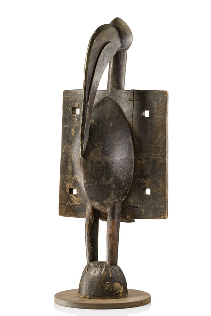 Large bird sculpture, “porpianong", Côte d'Ivoire, Senufo, Size: H: 144 cm (H: 56.7 inch), ID: 3052825
