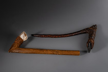 Hache, Îles Marshall, Taille: L: 45 cm (shaft) 17 cm (blade) (L: 17.7 inch (shaft) 6.7 inch (blade)), ID: 3052853 - 2/4