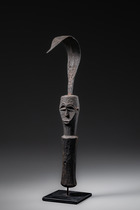 Scraper, D. R. Congo, Lele, Size: H: 30,5 cm (H: 12.0 inch), ID: 3052857 - 2/5