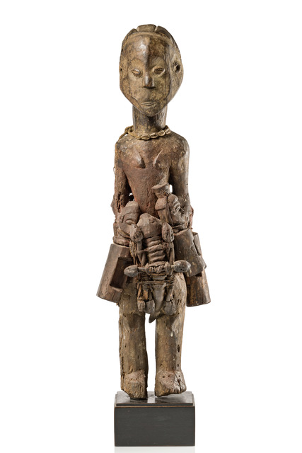 Magical figure, D. R. Congo, Suku / Yaka, Size: H: 67 cm (H: 26.4 inch), ID: 3052858