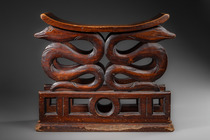 Stool "konda", before 1920, Cameroon, Duala, Size: H: 45,5 cm B: 53 cm (H: 17.9 inch B: 20.9 inch), ID: 3052909 - 5/7