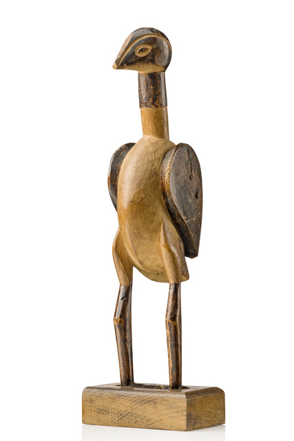 Bird sculpture, South Africa / Botswana, Tswana, Size: H: 29 cm (H: 11.4 inch), ID: 3052895