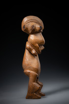 Figure anthropomorphe, R. D. Congo, Yaka / Suku, Taille: H: 25,3 cm (H: 10.0 inch), ID: 3052894 - 3/6