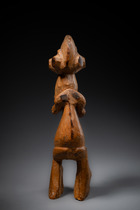 Figure anthropomorphe, R. D. Congo, Yaka / Suku, Taille: H: 25,3 cm (H: 10.0 inch), ID: 3052894 - 4/6