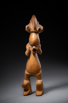 Figure anthropomorphe, R. D. Congo, Yaka / Suku, Taille: H: 25,3 cm (H: 10.0 inch), ID: 3052894 - 6/6