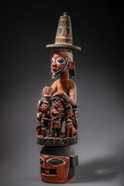 Masque "epa", Nigéria, Yoruba, Taille: H: 117,5 cm (H: 46.3 inch), ID: 3052905 - 2/5