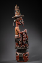 Masque "epa", Nigéria, Yoruba, Taille: H: 117,5 cm (H: 46.3 inch), ID: 3052905 - 3/5