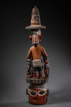 Masque "epa", Nigéria, Yoruba, Taille: H: 117,5 cm (H: 46.3 inch), ID: 3052905 - 4/5