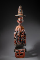 Masque "epa", Nigéria, Yoruba, Taille: H: 117,5 cm (H: 46.3 inch), ID: 3052905 - 5/5