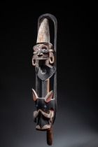"Malagan" sculpture, Papua New Guinea - Bismarck Archipelago - New Ireland, Size: H: 107 cm (H: 42.1 inch), ID: 3052904 - 2/6