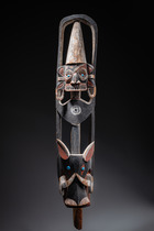 "Malagan" sculpture, Papua New Guinea - Bismarck Archipelago - New Ireland, Size: H: 107 cm (H: 42.1 inch), ID: 3052904 - 5/6