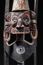 "Malagan" sculpture, Papua New Guinea - Bismarck Archipelago - New Ireland, Size: H: 107 cm (H: 42.1 inch), ID: 3052904 - 6/6