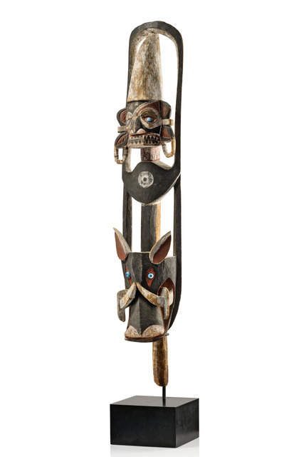 "Malagan" sculpture, Papua New Guinea - Bismarck Archipelago - New Ireland, Size: H: 107 cm (H: 42.1 inch), ID: 3052904