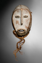 Masque anthropomorphe "idimu", R. D. Congo, Lega, Taille: H: 23 cm (H: 9.1 inch), ID: 3053172 - 2/7